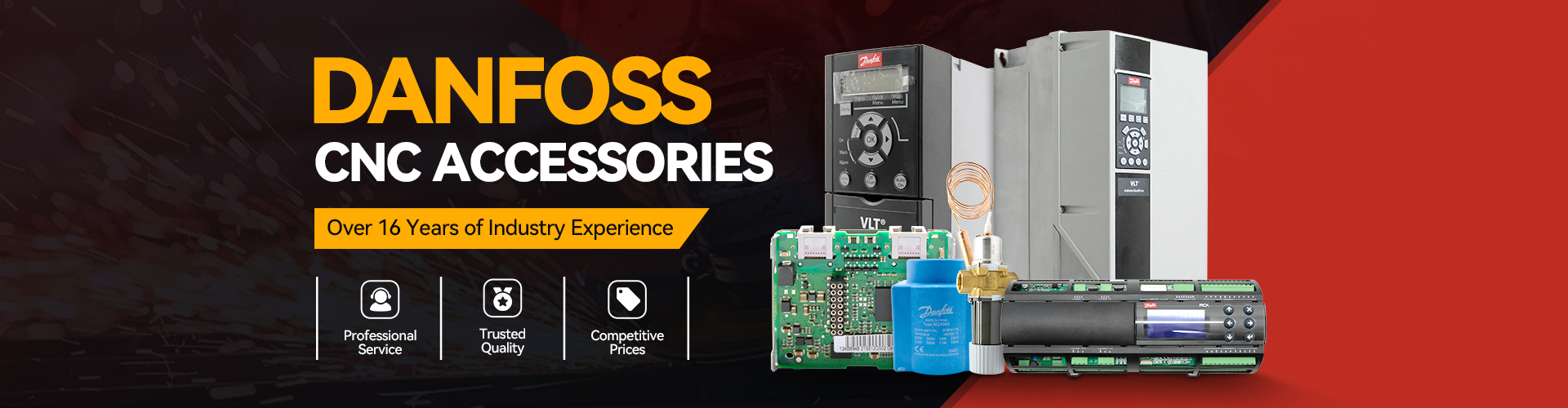 Produits d'automatisation industrielle de Danfoss